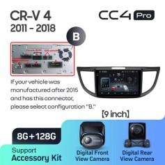 Radio samochodowe Teyes CC4 Pro 2k 8+128 Gb Honda CR-V 4 RM RE 2011-2018 (B) 9"