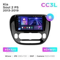 Radio samochodowe do Kia Soul 2 PS 2013-2019 (B) Teyes CC3L 4+32 Gb 9"