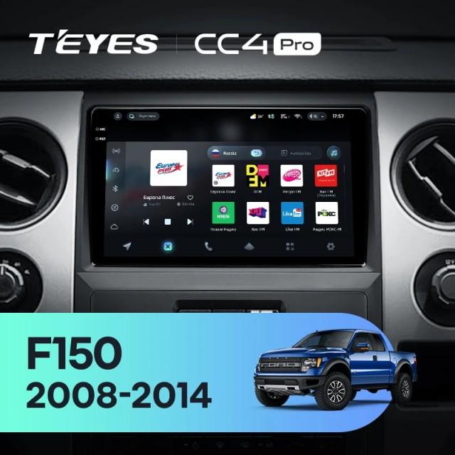 Radio samochodowe Teyes CC4 Pro 2k 8+128 Gb Ford F150 P415 Raptor 2008-2014 (F1) 9"