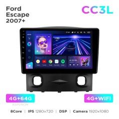 Radio samochodowe Teyes CC3L 4+64 Gb Ford Escape 1 2007-2012 9"