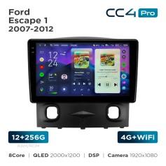 Radio samochodowe Teyes CC4 Pro 2k 12+256 Gb Ford Escape 1 2007-2012 9"