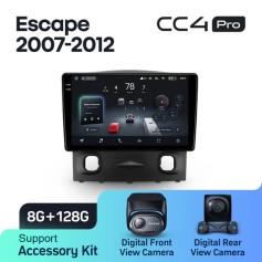 Radio samochodowe Teyes CC4 Pro 2k 8+128 Gb Ford Escape 1 2007-2012 9"