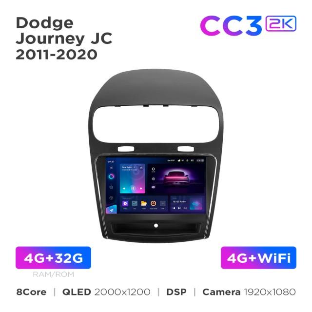 Radio samochodowe Teyes CC3 2k 4+32 Gb Dodge Journey JC 2011-2020 9"
