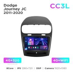 Radio samochodowe do Dodge Journey JC 2011-2020 Teyes CC3L 4+32 Gb 9"