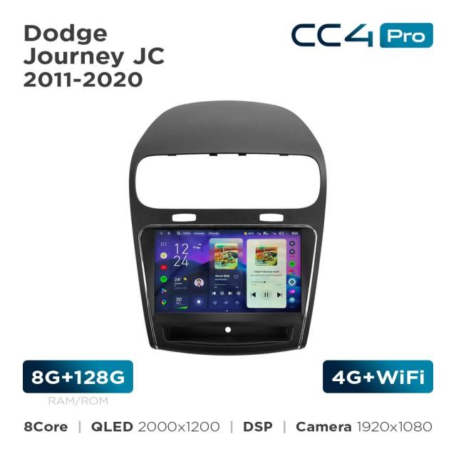 Radio samochodowe Teyes CC4 Pro 2k 8+128 Gb Dodge Journey JC 2011-2020 9"