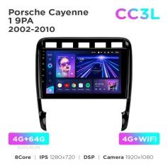 Radio samochodowe Teyes CC3L 4+64 Gb Porsche Cayenne 1 9PA 2002-2010 9"