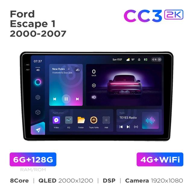 Radio samochodowe Teyes CC3 2k 6+128 Gb Ford Escape 1 2000-2007 9