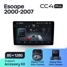 Radio samochodowe Teyes CC4 Pro 2k 8+128 Gb Ford Escape 1 2000-2007 9"