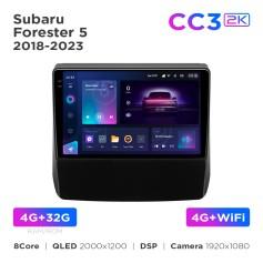 Radio samochodowe Teyes CC3 2k 4+32 Gb Subaru Forester 5 2018-2023 9"