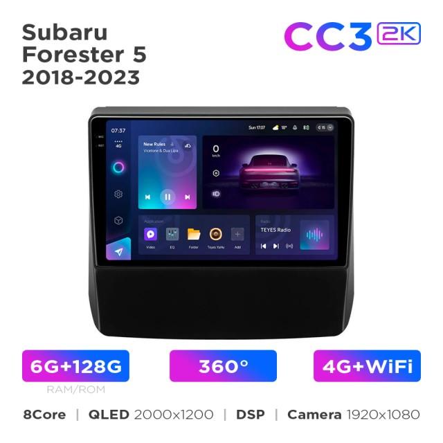 Radio samochodowe Teyes CC3 2k 6+128 Gb 360° Subaru Forester 5 2018-2023 9