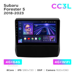 Radio samochodowe Teyes CC3L 4+64 Gb Subaru Forester 5 2018-2023 9"