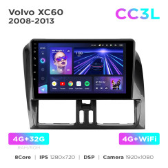 Radio samochodowe do Volvo XC60 1 2008-2013 (A) Teyes CC3L 4+32 Gb 9"