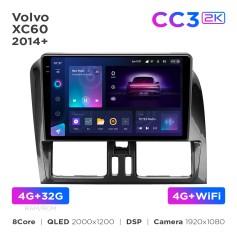 Radio samochodowe Teyes CC3 2k 4+32 Gb Volvo XC60 1 2013-2017 (B) 9"