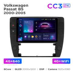 Radio samochodowe Teyes CC3 2k 4+64 Gb Volkswagen Passat B5 2000-2005 9