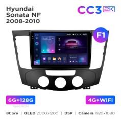 Radio samochodowe Teyes CC3 2k 6+128 Gb Hyundai Sonata NF 2008-2010 (F1) 9"