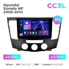 Radio samochodowe Teyes CC3L 4+64 Gb Hyundai Sonata NF 2008-2010 (F1) 9"