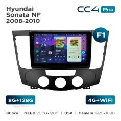 Radio samochodowe Teyes CC4 Pro 2k 8+128 Gb Hyundai Sonata NF 2008-2010 (F1) 9"