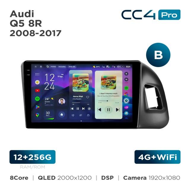 Radio samochodowe Teyes CC4 Pro 2k 12+256 Gb Audi Q5 8R 2008-2017 (B) 9"