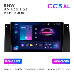 Radio samochodowe Teyes CC3 2k 6+128 Gb BMW X5 E39 E53 1999-2006 (maximum equipment) 9