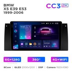 Radio samochodowe Teyes CC3 2k 6+128 Gb 360° BMW X5 E39 E53 1999-2006 (maximum equipment) 9