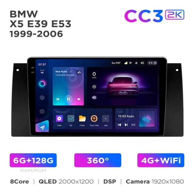 Radio samochodowe Teyes CC3 2k 6+128 Gb 360° BMW X5 E39 E53 1999-2006 (maximum equipment) 9