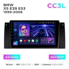 Radio samochodowe Teyes CC3L 4+64 Gb BMW X5 E39 E53 1999-2006 (maximum equipment) 9"