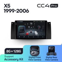 Radio samochodowe Teyes CC4 Pro 2k 8+128 Gb BMW X5 E39 E53 1999-2006 (maximum equipment) 9"