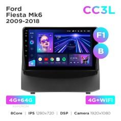 Radio samochodowe Teyes CC3L 4+64 Gb Ford Fiesta Mk6 2009-2018 (F1) (B) 9"