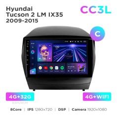 Radio samochodowe do Hyundai Tucson 2 LM IX35 2009-2015 (C) Teyes CC3L 4+32 Gb 9"