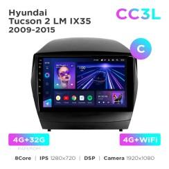 Radio samochodowe do Hyundai Tucson 2 LM IX35 2009-2015 (C) Teyes CC3L 4+32 Gb 9"