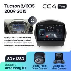 Radio samochodowe Teyes CC4 Pro 2k 8+128 Gb Hyundai Tucson 2 LM IX35 2009-2015 (C) 9"
