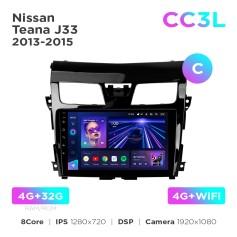 Radio samochodowe do Nissan Teana J33 2013-2015 (C) Teyes CC3L 4+32 Gb 10"