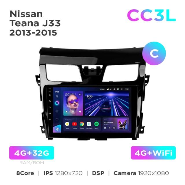 Radio samochodowe do Nissan Teana J33 2013-2015 (C) Teyes CC3L 4+32 Gb 10"