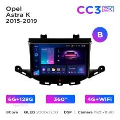 Radio samochodowe Teyes CC3 2k 6+128 Gb 360° Opel Astra K 2015-2022 (B) 9