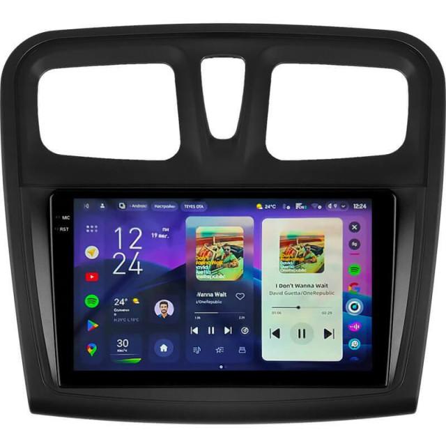 Radio samochodowe Teyes CC4 Pro 2k 12+256 Gb Renault Logan 2 2012-2022 / Sandero 2 2013-2022 (F1) (B) 9"