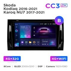 Radio samochodowe Teyes CC3 2k 4+32 Gb Skoda Kodiaq 2016-2021 / Karoq NU7 2017-2021 (B) 9"