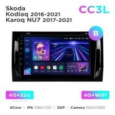 Radio samochodowe do Skoda Kodiaq 2016-2021 / Karoq NU7 2017-2021 (B) Teyes CC3L 4+32 Gb 9"