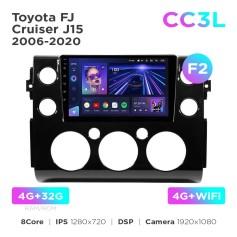 Radio samochodowe do Toyota FJ Cruiser J15 2006-2020 (F2) Teyes CC3L 4+32 Gb 9"