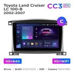 Radio samochodowe Teyes CC3 2k 4+64 Gb Toyota Land Cruiser LC 100-B 2002-2007 (C) 10