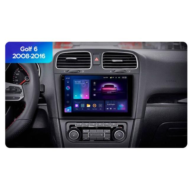 Radio samochodowe Teyes CC3 2k 6+128 Gb 360° Volkswagen Bora, Golf 6, Passat, Scirocco, Sharan, Touran / Skoda Octavia, Fabia 2 PQ 10"