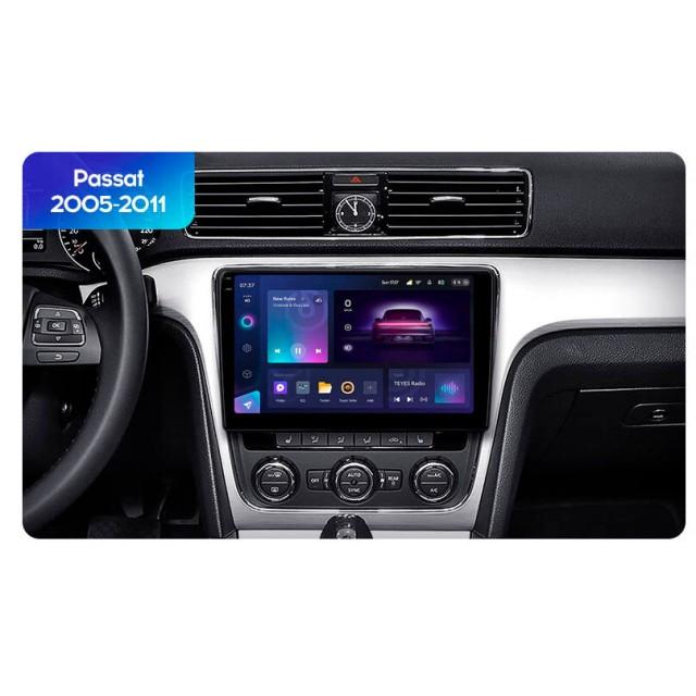 Radio samochodowe Teyes CC3 2k 6+128 Gb 360° Volkswagen Bora, Golf 6, Passat, Scirocco, Sharan, Touran / Skoda Octavia, Fabia 2 PQ 10"