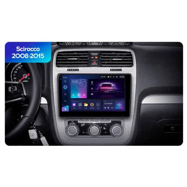 Radio samochodowe Teyes CC3 2k 6+128 Gb 360° Volkswagen Bora, Golf 6, Passat, Scirocco, Sharan, Touran / Skoda Octavia, Fabia 2 PQ 10"