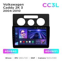 Radio samochodowe Teyes CC3L 4+64 Gb Volkswagen Caddy 2K 3 2004-2010 10"