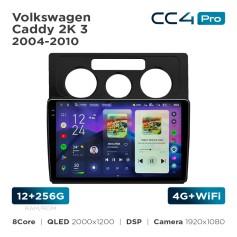 Radio samochodowe Teyes CC4 Pro 2k 12+256 Gb Volkswagen Caddy 2K 3 2004-2010 10"