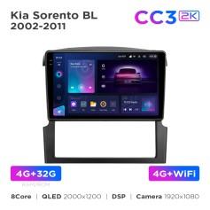 Radio samochodowe Teyes CC3 2k 4+32 Gb Kia Sorento BL 2002-2011 9"