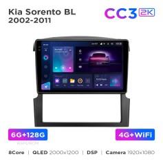 Radio samochodowe Teyes CC3 2k 6+128 Gb Kia Sorento BL 2002-2011 9"
