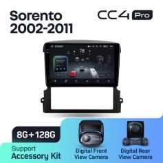 Radio samochodowe Teyes CC4 Pro 2k 8+128 Gb Kia Sorento BL 2002-2011 9"