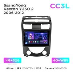 Radio samochodowe do SsangYong Rexton Y250 2 2006-2012 Teyes CC3L 4+32 Gb 10"