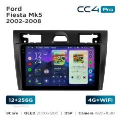 Radio samochodowe Teyes CC4 Pro 2k 12+256 Gb Ford Fiesta Mk5 2002-2008 9"