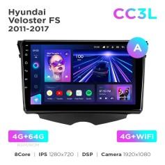 Radio samochodowe Teyes CC3L 4+64 Gb Hyundai Veloster FS 2011-2017 (A) 9"